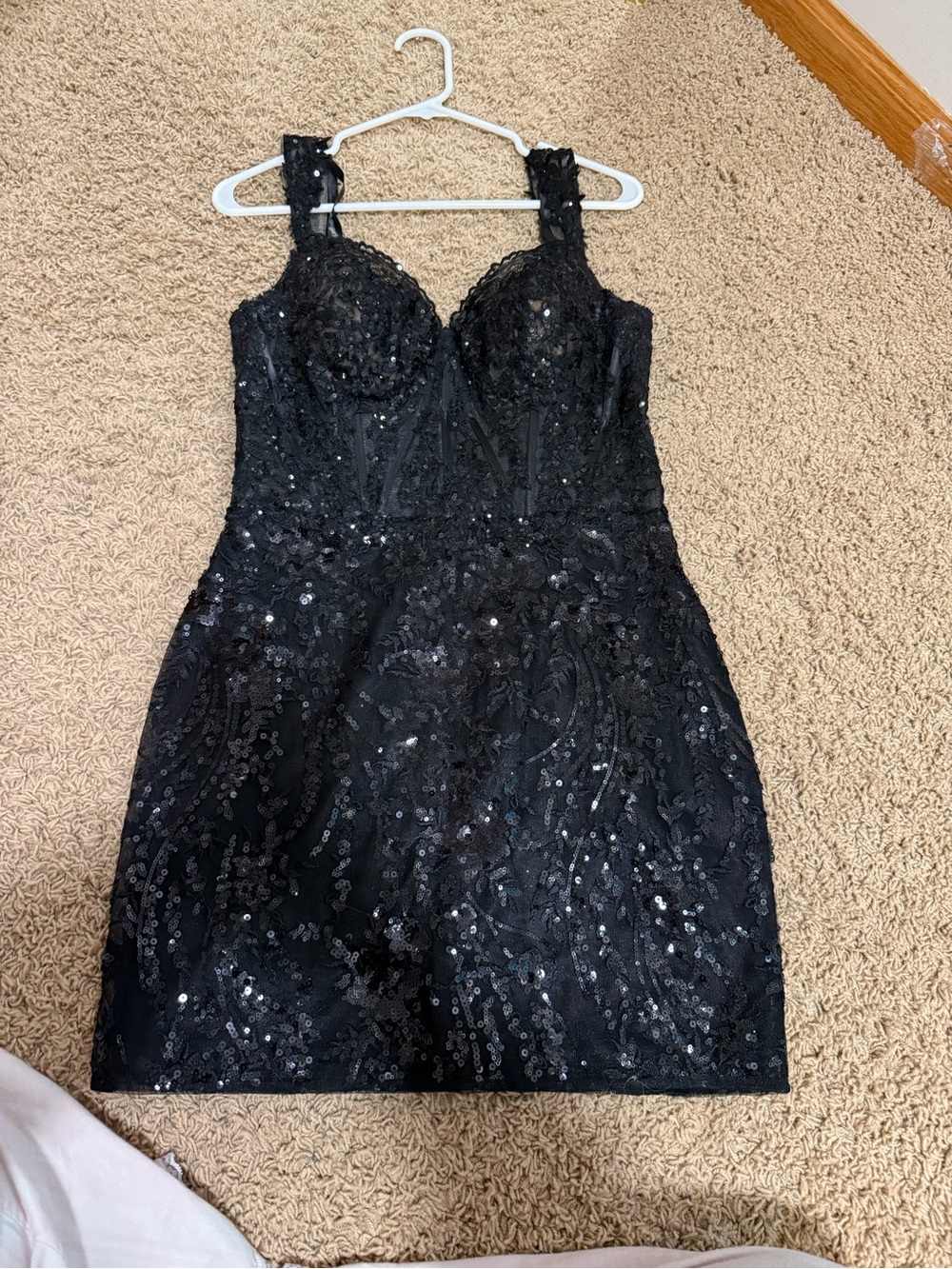 Sherri Hill Black Dress - Picture 3 of 7